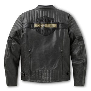Distresses Harley Davidson Men Leather Jacket - Etsy