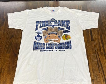 Vtg 1999 Toronto Maple Leafs Final Game Maple Leaf Gardens T-Shirt XL Canada