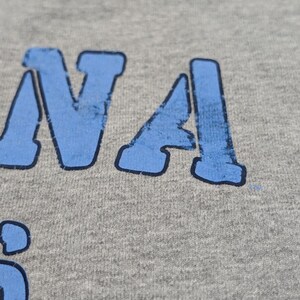 VTG 90er Jahre Nike Team UNC North Carolina Tar Heels Rundhals Sweatshirt groß grau uns Bild 4