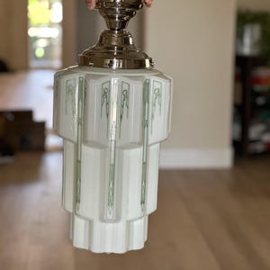 Vintage Art Deco Skyscraper light fixture