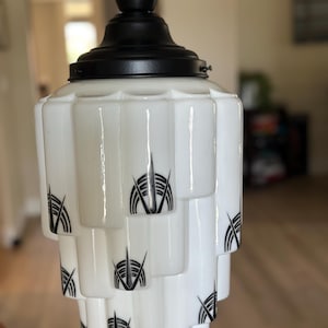Vintage Art Deco Skyscraper light fixture