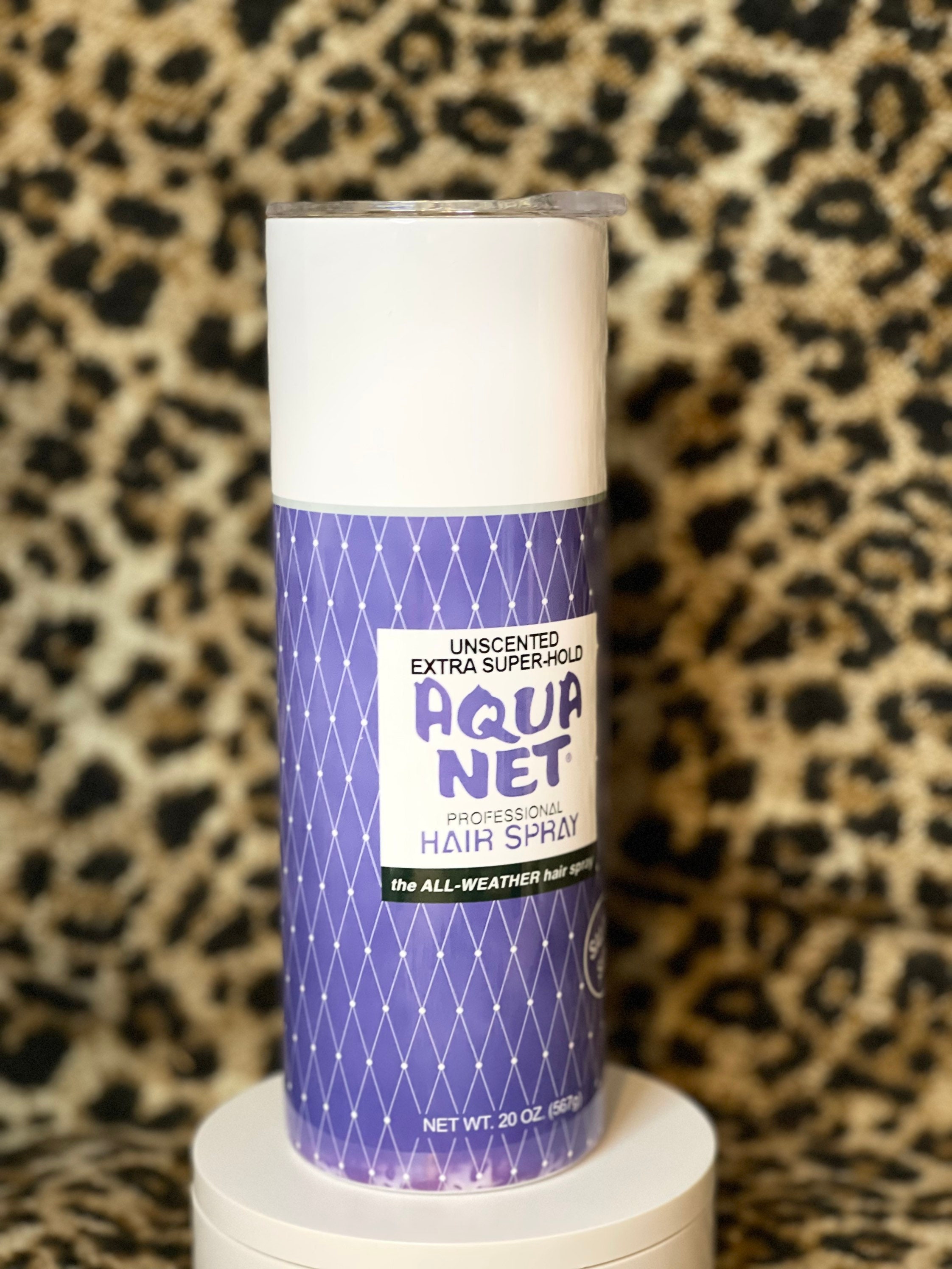 80s Aqua Net Hairspray Oz Stainless Steel Tumbler Etsy