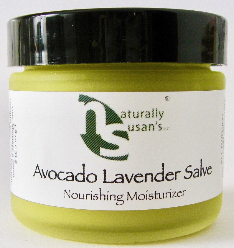 Moisturizer Avocado Lavender Salve Natural Skincare Nourishing 1.8oz image 2