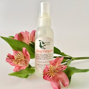 Facial Toner Ylang Ylang Facial Mist Body Spray Natural Skincare Hydrating Mist image 1