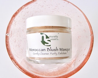 Clay Face Mask - Moroccan Blush | Facial Mask | Natural Skincare | Vegan 1.7oz