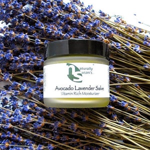 Moisturizer Avocado Lavender Salve Natural Skincare Nourishing 1.8oz image 1