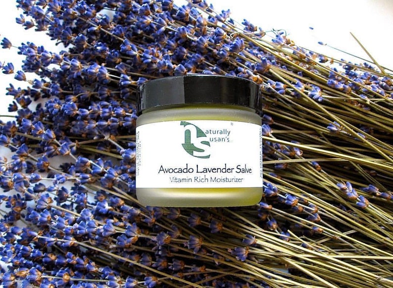 Moisturizer Avocado Lavender Salve Natural Skincare Nourishing 1.8oz image 1