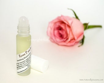 Perfume Oil - Rose Patchouli Perfume Roll On | Natural Skincare | Vegan