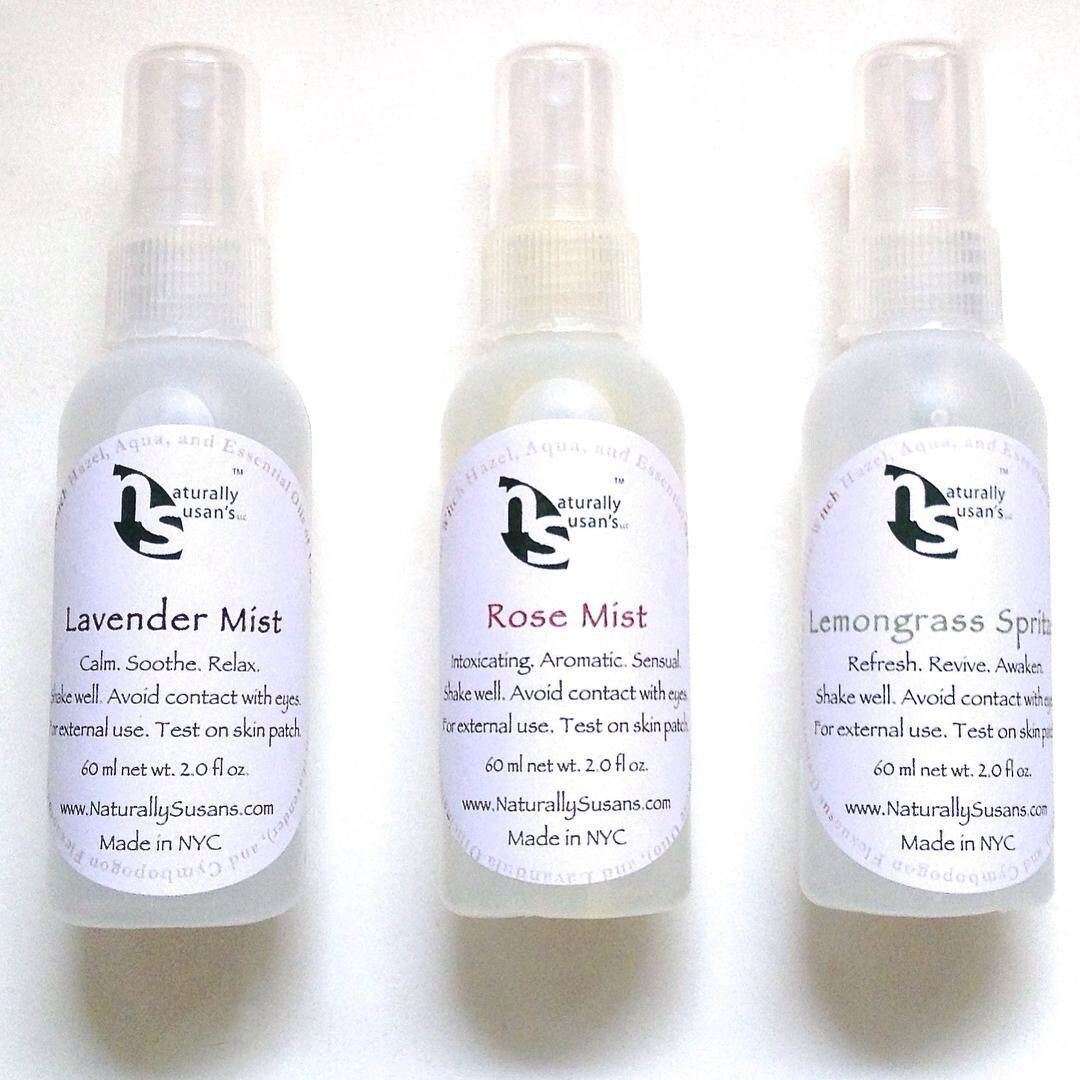 FACIAL MIST TONER Lavender Lemongrass Peppermint Rose Facial Etsy