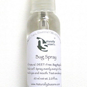 Repelente de insectos / Spray corporal / Cuidado natural de la piel / Spray corporal de 59 ml