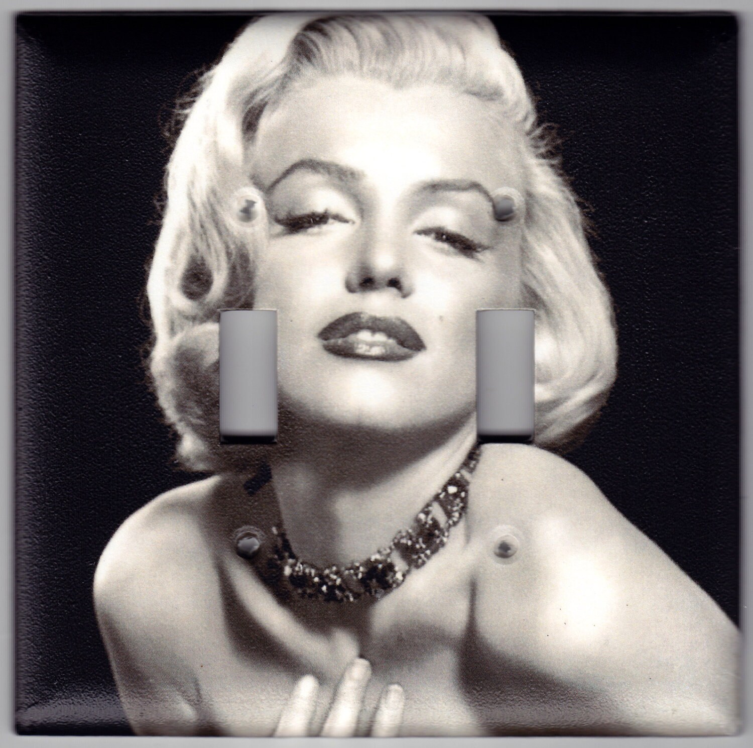 Vintage Marilyn Monroe Sex Symbol Switchplate Cover Double