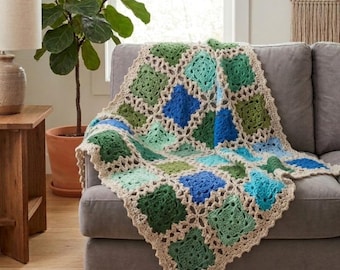 Vintage Lace Blanket Crochet Pattern PDF, Heirloom Throw Crochet Tutorial, Floral Lace Afghan Pattern, Cottagecore Crochet Blanket, Blanket