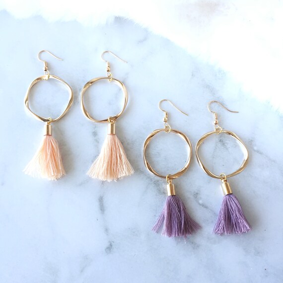 Tassel ring best sale earrings