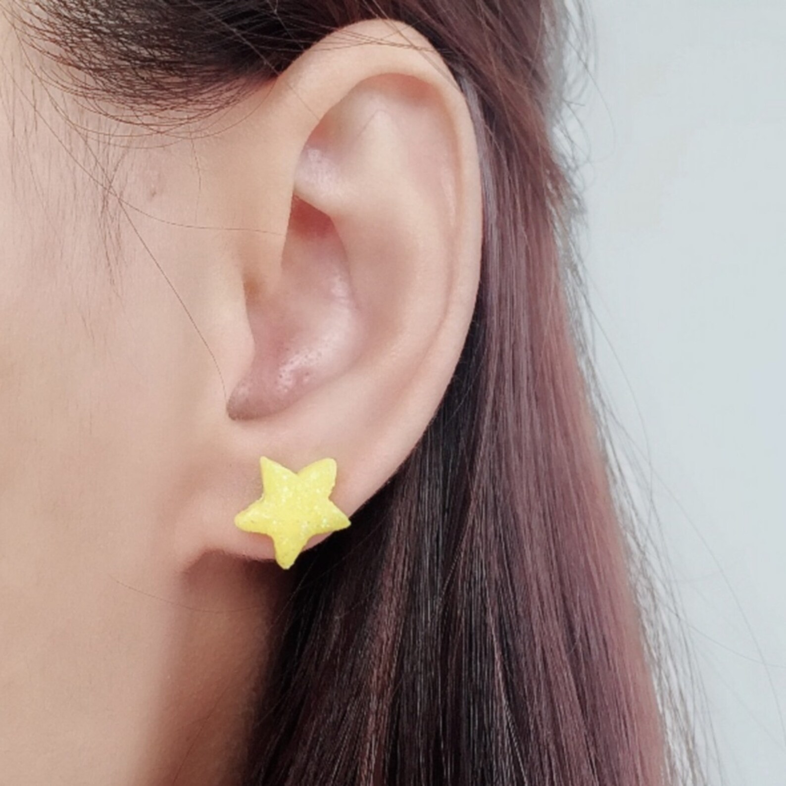 Set of 3 Studs Earrings/ Handmade Polymer Clay Earrings Set/ Etsy