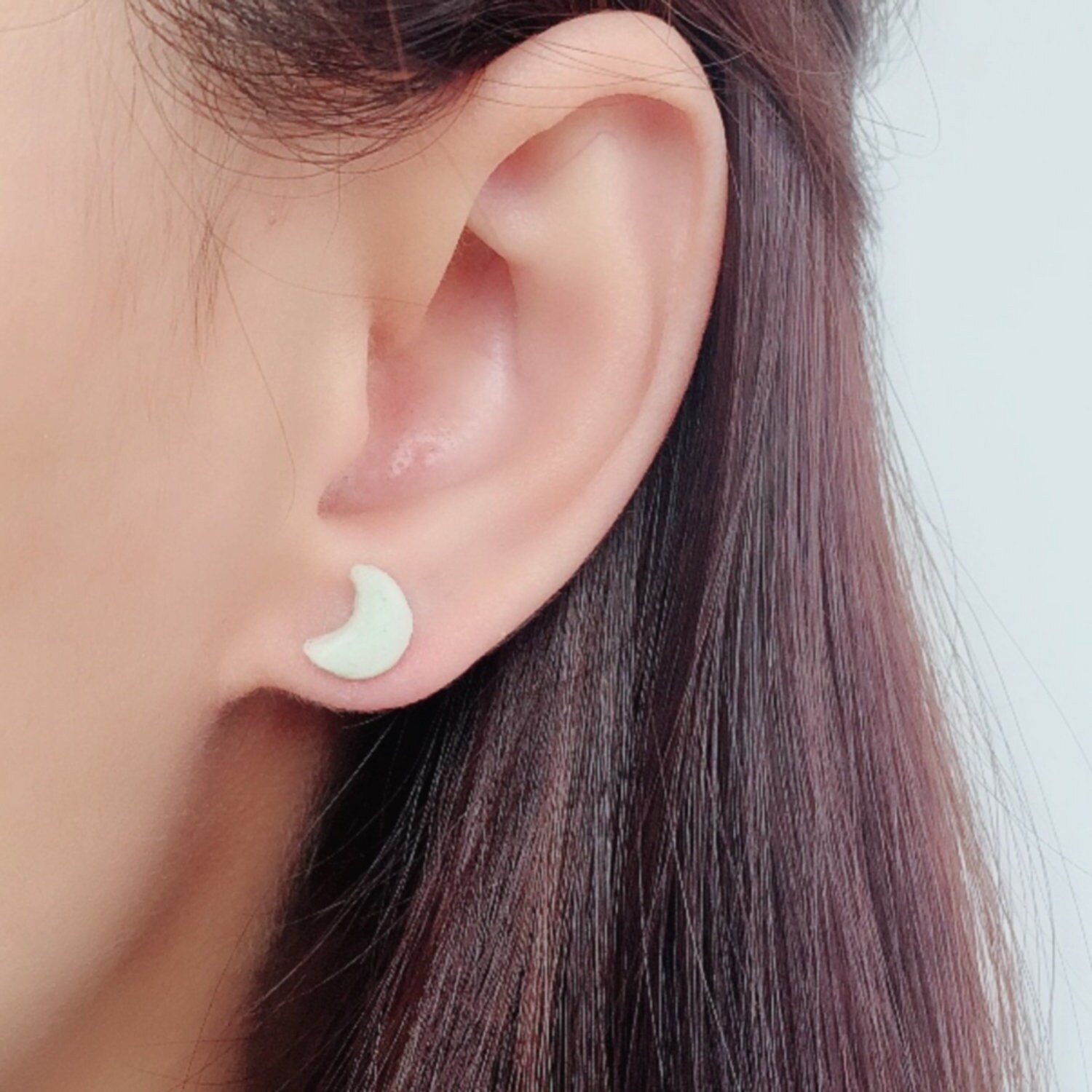 Set of 3 Studs Earrings/ Handmade Polymer Clay Earrings Set/ Etsy