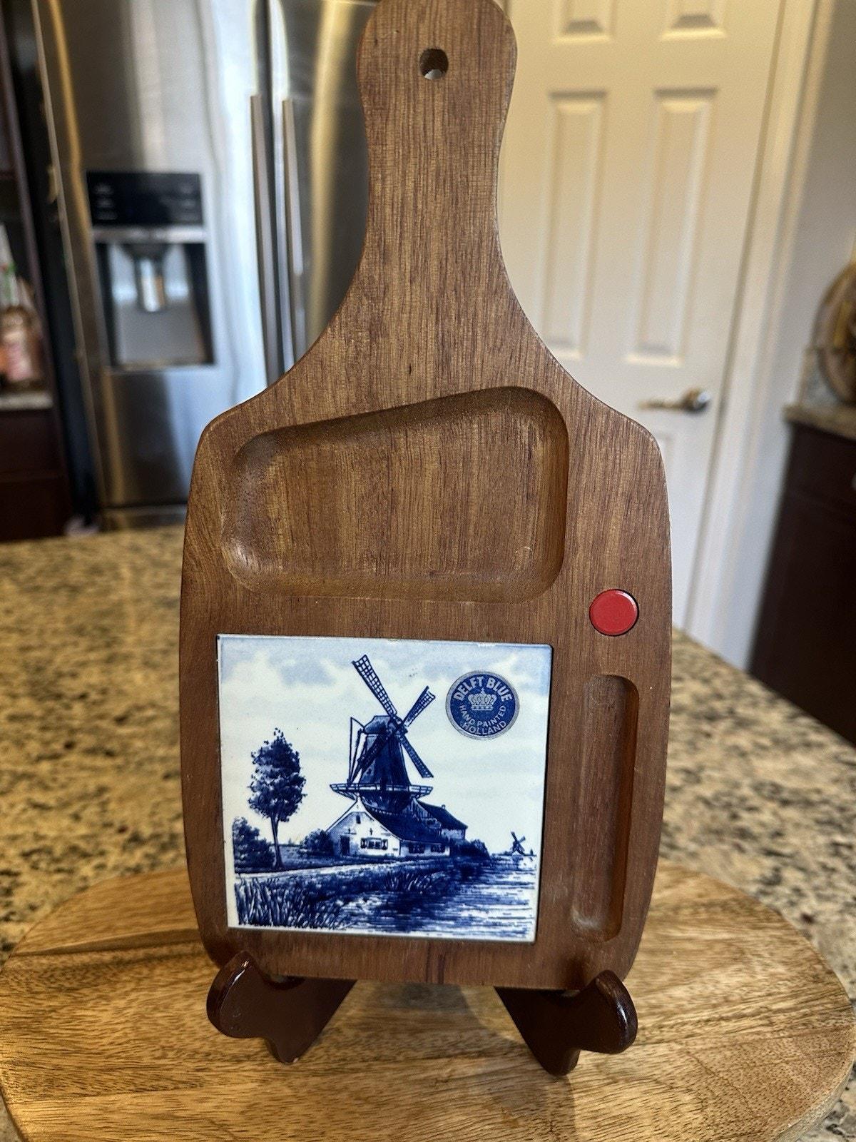 Vintage Dutch Cheese Board - Etsy