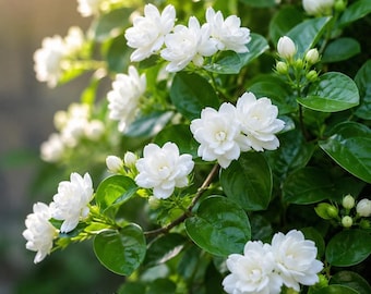 100+ Weeping Jasmine Vine Seeds – Fragrant Climbing Flower Plant