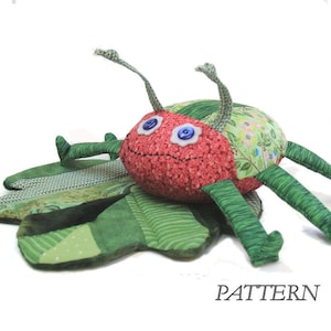 MUSTER PDF Scrap Bag Bug & Leaf Stofftier