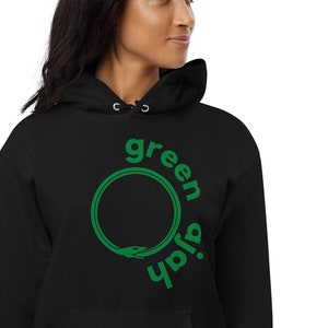 Green Ajah Aes Sedai Wheel of Time Warm fleece hoodie