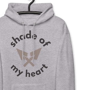 Aiel &#39;Shade of My Heart&#39; Wheel of Time Couples Unisex fleece hoodie
