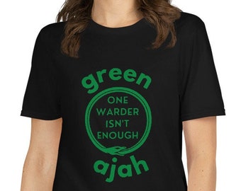 T-shirt donna a maniche corte verde Ajah Aes Sedai Wheel of Time