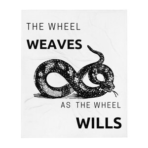 Wheel of Time Great Serpent Throw Blanket