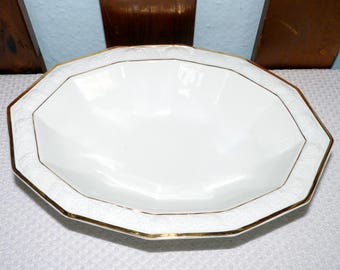 ovale Schale mit goldenem Rand  Altschönwald Bavaria