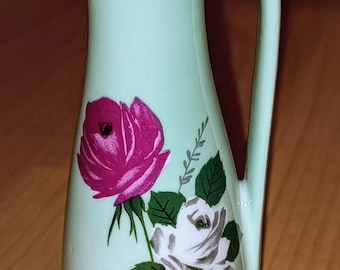 Kleine Vase mit Blumenmuster GDR