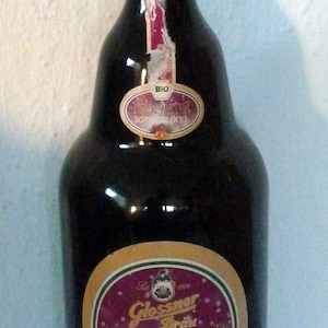große alte Schnappverschlußflasche Glossner Bräu