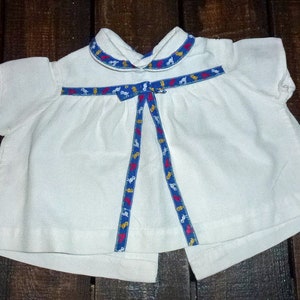 vintage weißes Sommerkleidchen Gr. 62/68