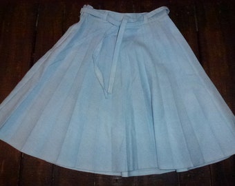 Vintage Folding Skirt light blue gr. 140