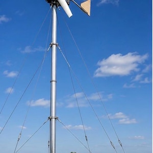 Planos para construir un molino de viento generador de electricidad (hágalo usted mismo) en PDF / Planos de una turbina eólica de 9 metros / Guía de energía renovable fuera de la red / Descarga digital