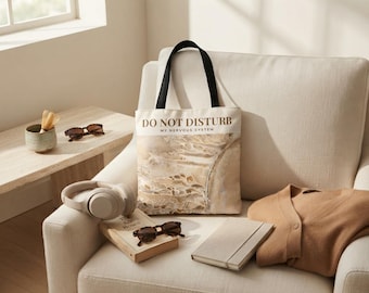 Do Not Disturb My Nervous System Tote Bag | Sensitive Woman Gift