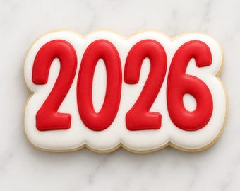 2026 Cookie Cutter, New Year Number Plaque, Graduation Class Of, Milestone Celebration, 4"