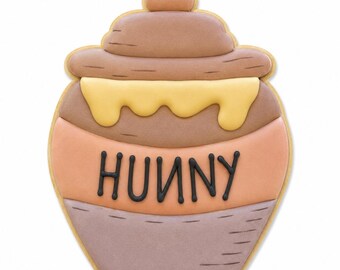Honey Pot Cookie Cutter, Bee Baby Shower, 3.5 Inch