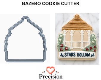 Gazebo Cookie Cutter, Baby Shower, Town Square, 3.5 Inch