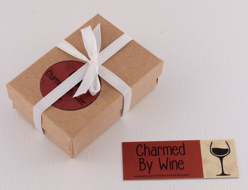 Heart Tag Wine Charm Hand Stamped Aluminum Wine Charm. Etsy