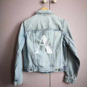 Bridesmaid Gift Jacket Painting Kit, DIY Wedding Jacket, Custom Denim Jacket Painting Kit, Create a Personalised Denim Jacket