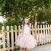 Calf Length Grey, Nude, Peach Flower Girl Tutu Tulle Skirts, Bridesmaid Dress, Ballet Tutus, Girls Skirt, Fairy Tutus, Flower Girl Dress UK