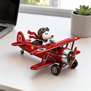 Snoopy Flying Ace ブリキ製 飛行機 フィギュア キャラクターグッズ Snoopy Flying Ace ブリキ製 飛行機 フィギュア