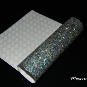 Paua Sparkle Flexible Enhanced Adhesive Veneer Sheet (9.4&quot; x 5.5&quot; x 0.006&quot; inches)