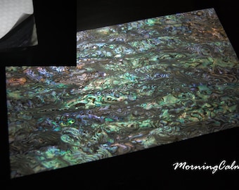 Dragon Paua Enhanced Adhesive Veneer Sheet (9.4" x 5.5" x 0.006" inches)
