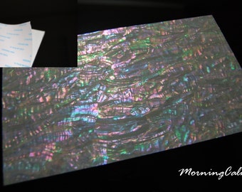 Prism Abalone Wide Shell Coated Adhesive Veneer Sheet (9.4" x 5.5" x 0.006" inches)