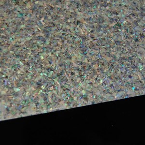 Paua Sparkle Coated Veneer Sheet 9.4 x 5.5 x 0.006 inches image 5