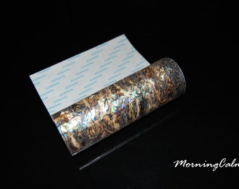Dragon Paua Shell Flexible Adhesive Veneer (9.4" x 5.5" x 0.006" inches)