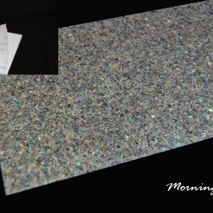 Paua Sparkle Adhesive Veneer Sheet (9.4&quot; x 5.5&quot; x 0.006&quot; inches)