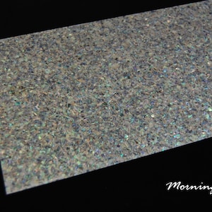 Paua Sparkle Coated Veneer Sheet 9.4 x 5.5 x 0.006 inches image 1