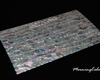 White Paua Veneer Sheet (9.4" x 5.5" x 0.006" inches)
