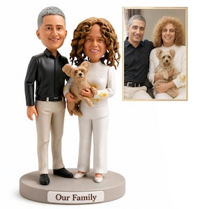 Family bobblehead - Etsy 日本