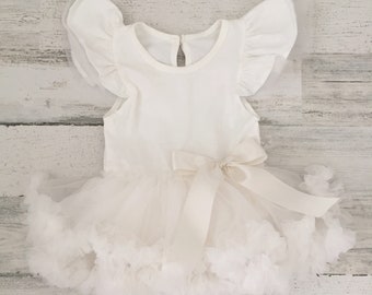 white tutu dress baby